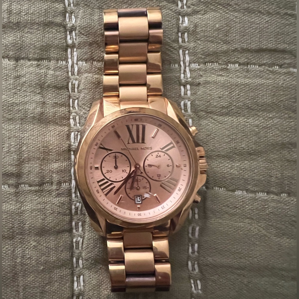 Michael Kors Rose Gold Bradshaw Watch